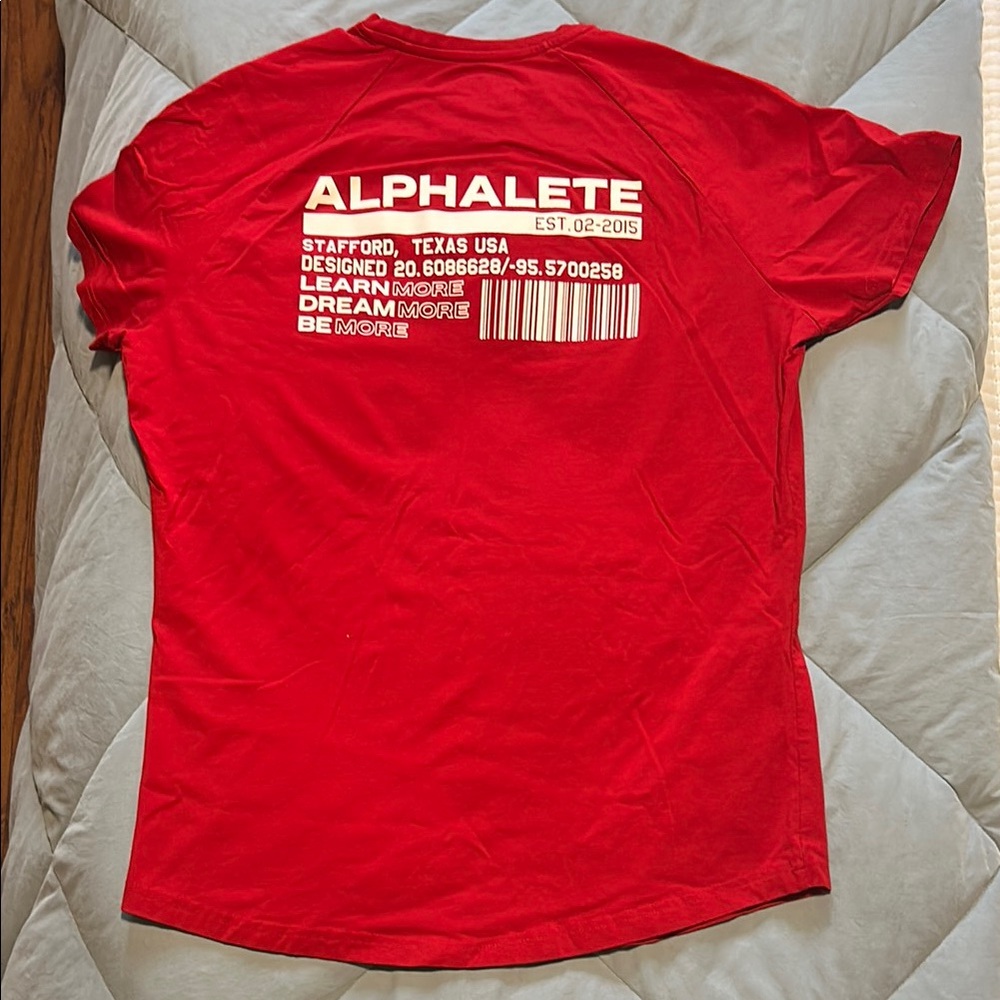 Alphalete Red Graphic T-Shirt